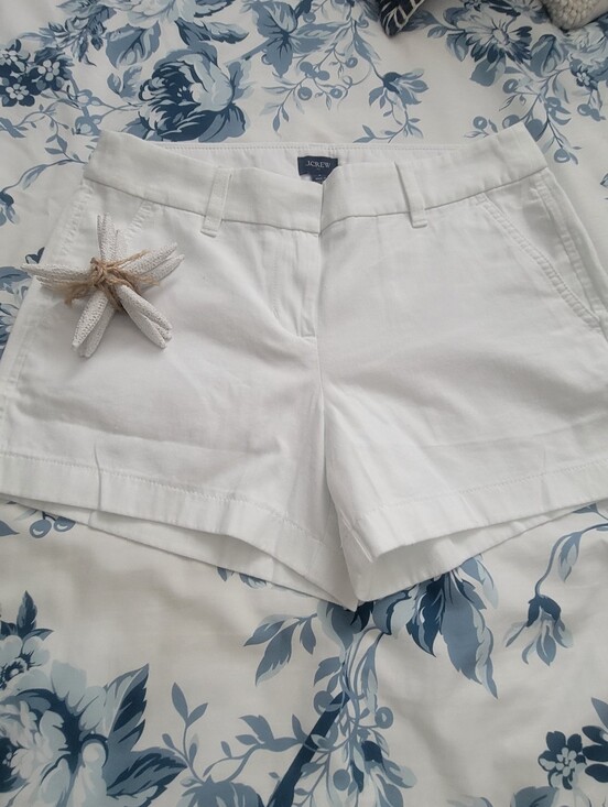 J. Crew Pants - J. Crew White Women's Cotton Chino Bermuda Shorts